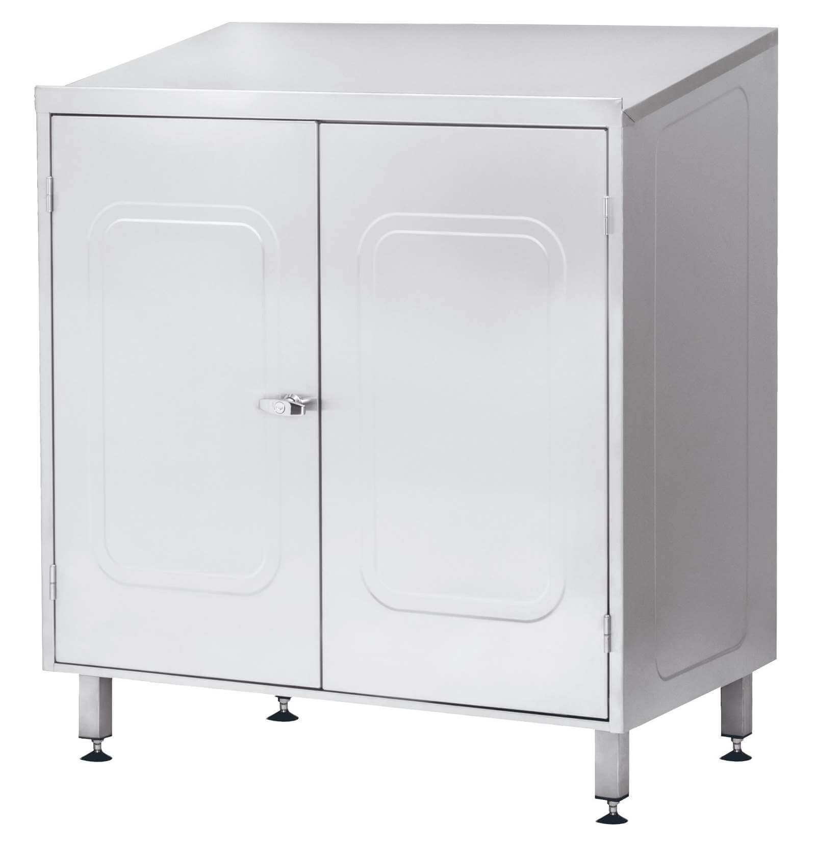 Mehrzweckschrank niedrig, schräges Dach | Sozialraumeinrichtungen